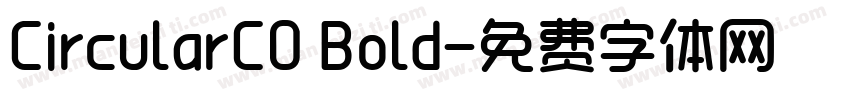 CircularCO Bold字体转换
